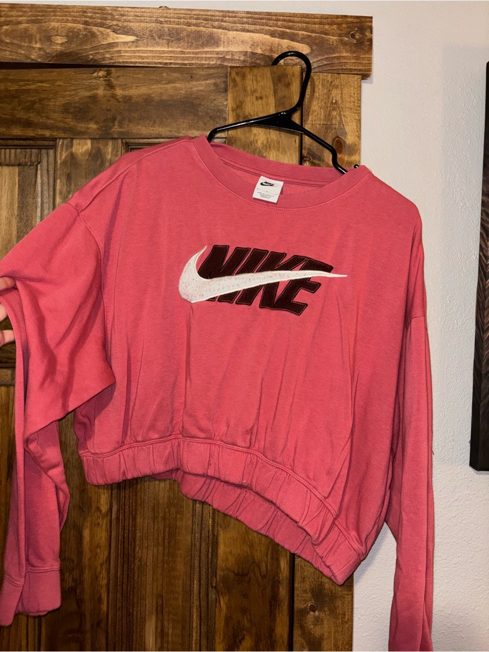 Nike cropped sweatshirt